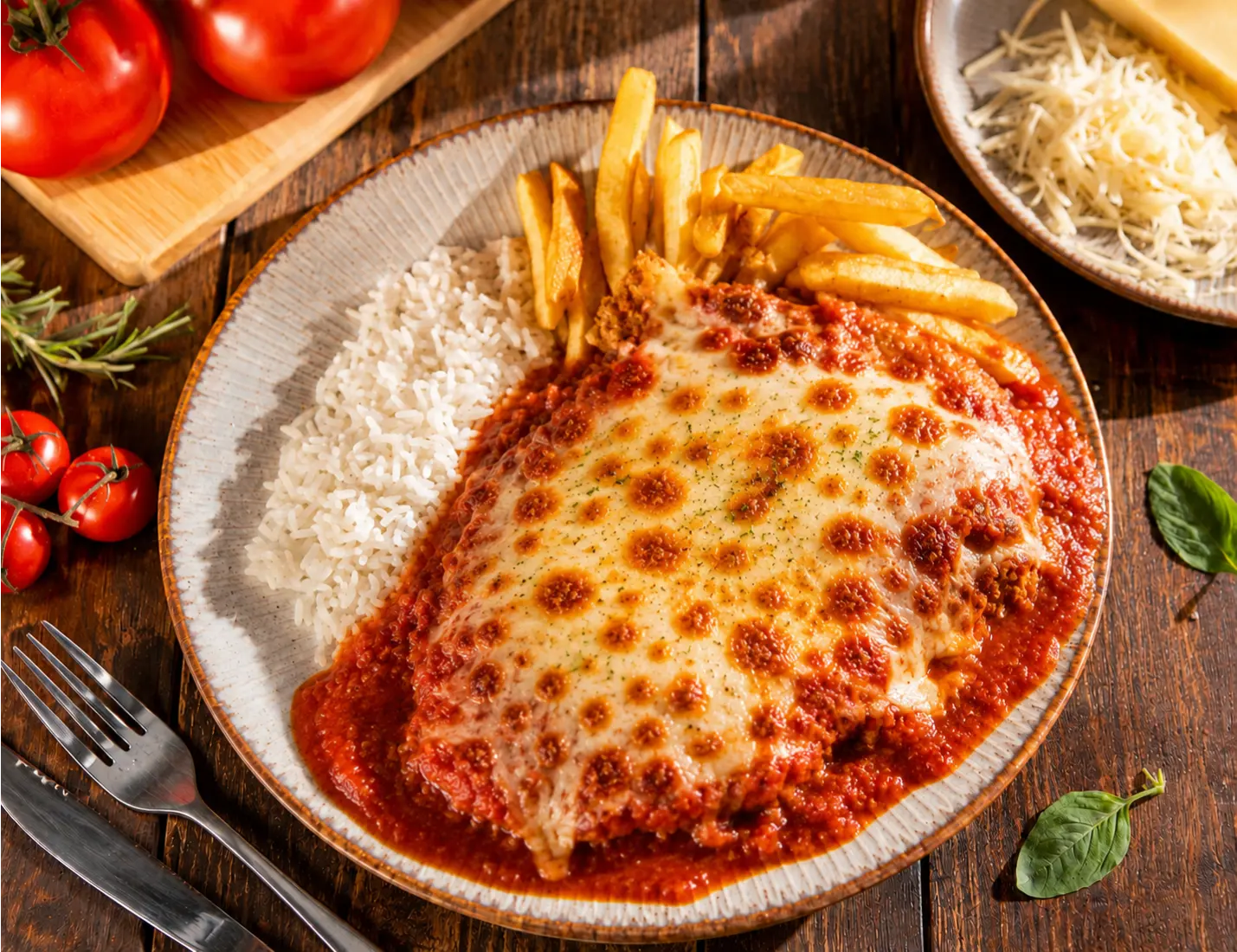 Parmegiana de filé mignon do Rei do Parmegiana, delivery em São Paulo